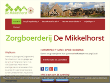 Tablet Screenshot of mikkelhorst.nl
